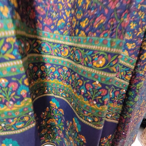 Floral Midi Dress Sequin Midid Dress- Size S/M - Picture 13 of 16